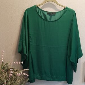 Marc New York Womans Green Blouse Size Large